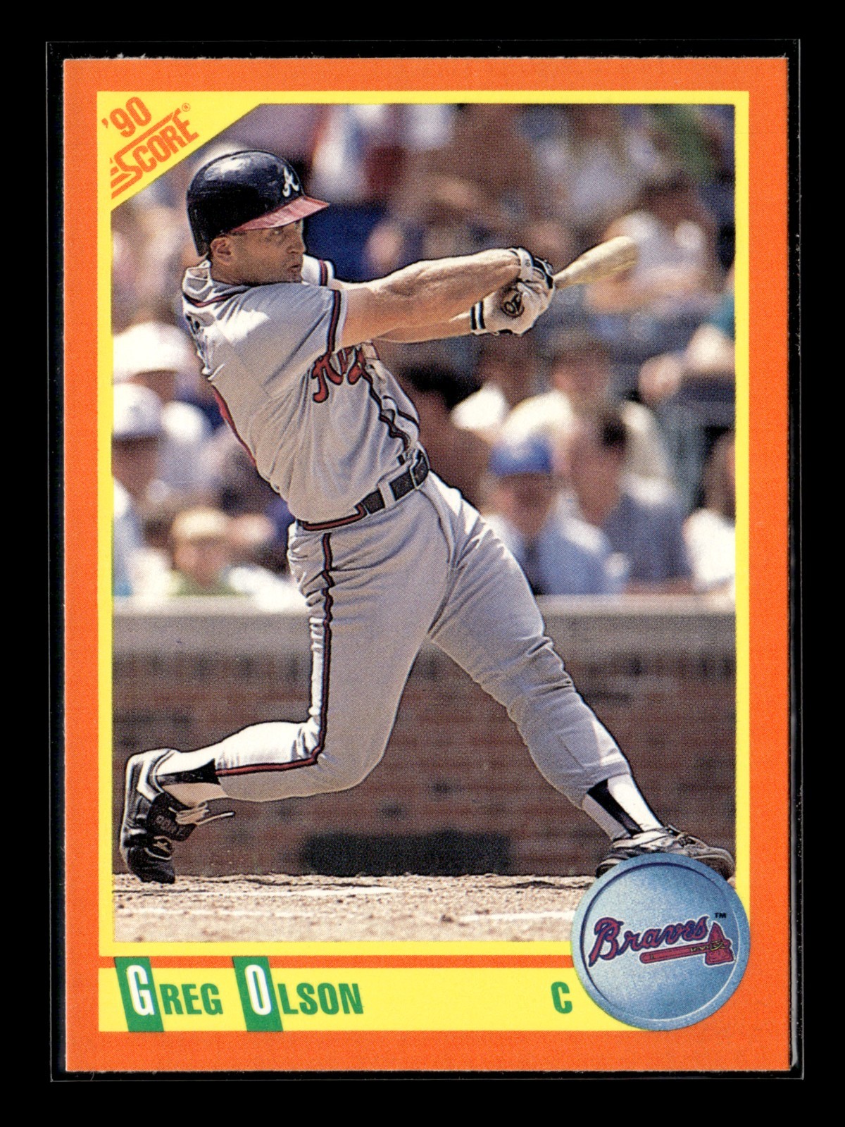 1990 Score Rookie & Traded Greg Olson #69T
