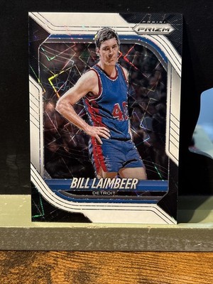 2025-26 Panini Prizm Bill Laimbeer #60 White Lazer /99