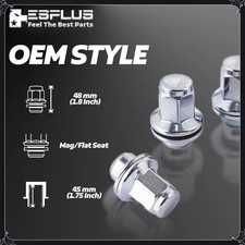 14x1.5 Black Locking Wheel Nuts Bolts For Land Rover Range Rover L322 2002-2012