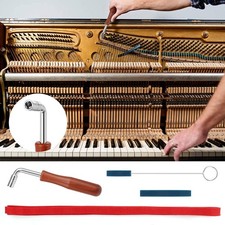 _Professional Piano Tuning Kit Tuning Wrench Hammer Temperament Strip Mute Kit