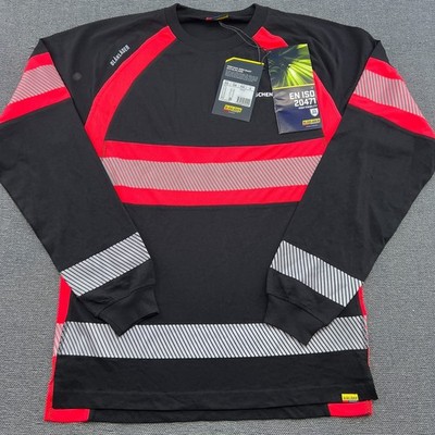 Blaklader 3510 Hi-Vis Langarmshirt Herren Medium EN ISO 20471 Klasse 1 Arbeit