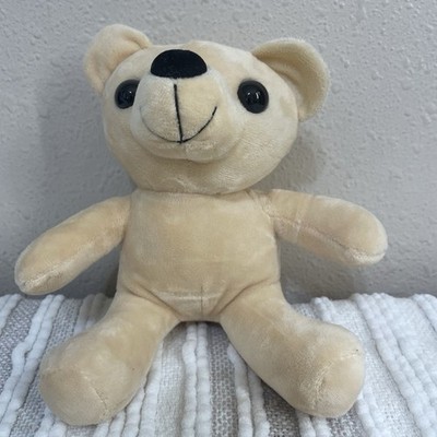 Small Cream Teddy Bear Stuffed Animal