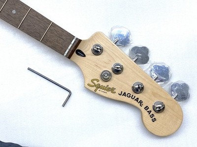 Genuine Fender Squier JAGUAR BASS MEDIUM SCALE NECK Jag Electric