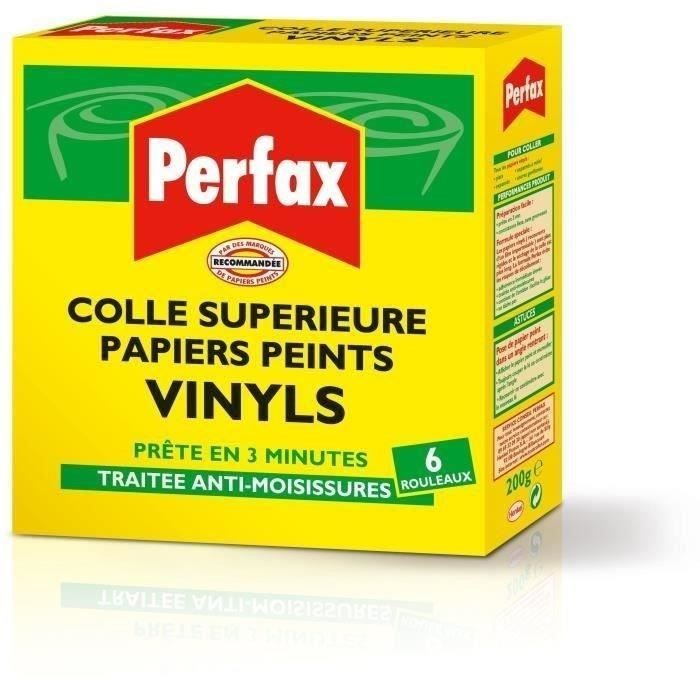 Perfax colle papiers peints pour sublimer vos murs vinyles avec une finition lisse
