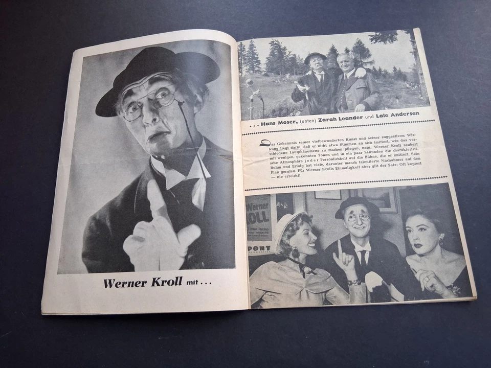 1957 okt. MÜNCHEN programm VARIETÉ DEUTSCHES THEATER Werner Kroll - Bild 3 von 4