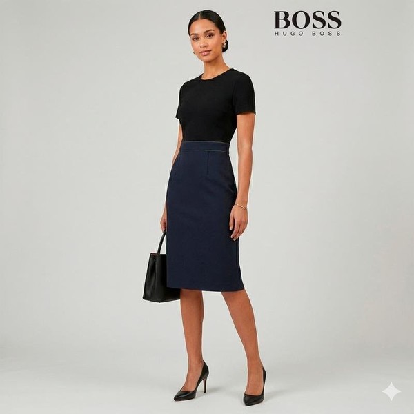 Women Boss Dress Black XXS