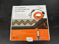 Cupohus Pre Assembled Self Regulating Pipe Heating Cable 100 Ft Heat Tape Pipes