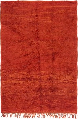 New Moroccan Luxury Rug Handmade Area Design Color Red Carpet Rug