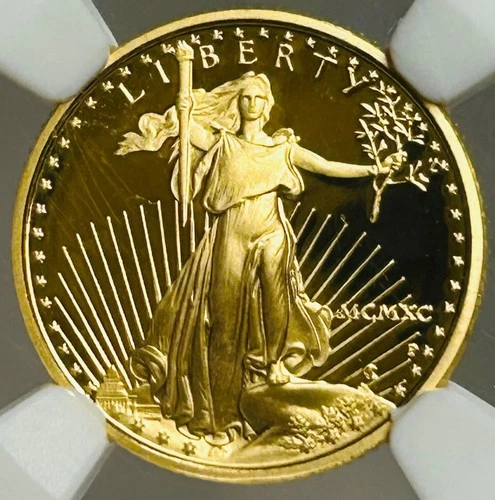 1990 American Gold Eagle 1/10 oz — photo from the most recent tracked eBay sale