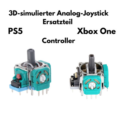 3D Analog-Joystick Ersatz für PS5 DualSense | Xbox One/360 Controller