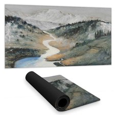 Begin Home Decor C1DM1531Y8DT7E 16 x 32 in. Blue Landscape Desk Mat - Contemp...