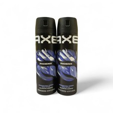 2 Pack Axe Body Spray Deodorant Phoenix, Formula With No Aluminum - 5.1 oz