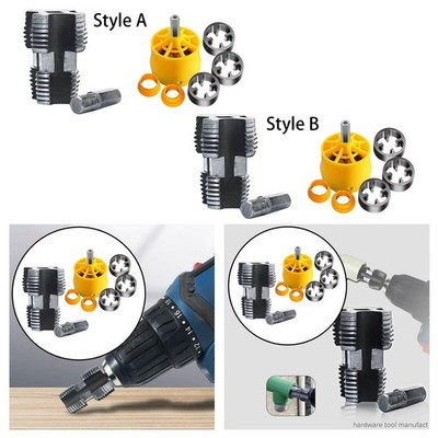 PVC-Rohreinfädler-Set, Innengewindeschneider, einfach zu bedienen,