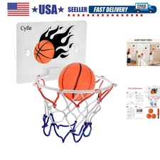 Fun Indoor/Outdoor Suction Cup Basketball Hoop for Kids - Bath Time & Office Use