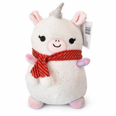 Anko Kmart Christmas Cushy Unicorn Soft Plush Stuffed Animal Toy 20 cm 8''
