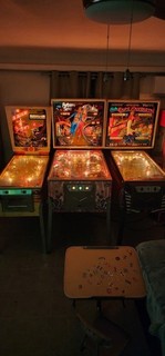 1976 CAPTAIN FANTASTIC FUTURE SPA EL DORADO ARCADE PINBALL MACHINES LOT OF 3