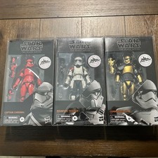 STAR WARS BLK SERIES COMMADER PYRE CAPTAIN CARDINAL MOUNTAIN TROOER GALAXY'S