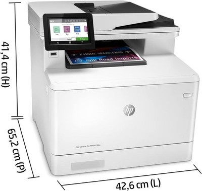 HP LaserJet Pro MFP M479fdw All-In-One Laser Printer TESTED W/Toner Only 447page