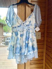 Altar  d State Haven Mix Print Romper Size Large New With Tag