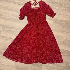 Long Dress with Ribbon Tie