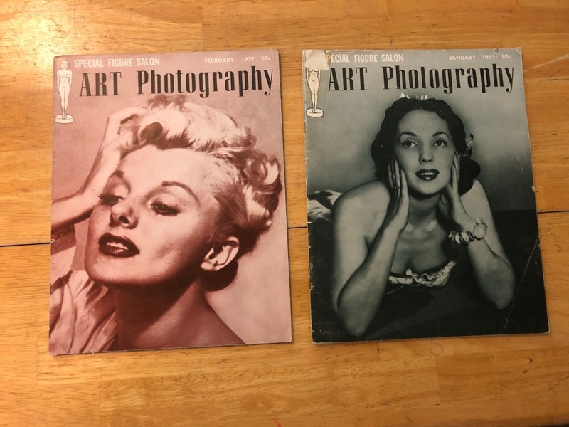 2- Art Photography Magazines January and Febuary  1951