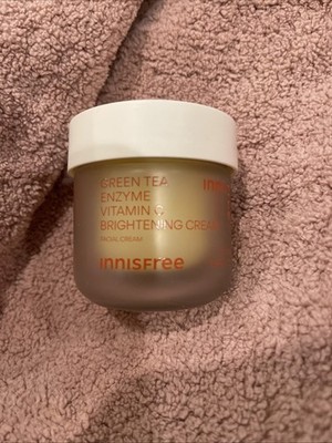 Innisfree Green Tea Enzyme Vitamin C Brightening Cream 1.69 floz EXP 2027 No Box