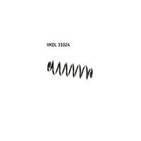 Fahrwerksfeder Skf Vkdl 31024 FüR Vw, Hinterachse