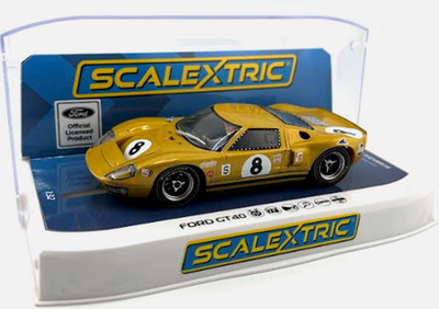 Scalextric C4495 Ford GT40 - BOAC 500 1968 - Drury / Holland 1/32 Slot Car