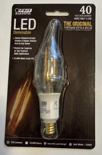 Feit Electric LED Vintage Style Dimmable Bulb 40w 210 Lumens 2.5 W