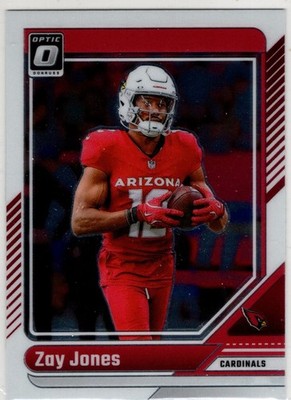 2024 Panini Donruss Optic Football Zay Jones No. 4 Arizona Cardinals