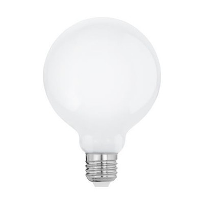 Eglo 110041 LEDE27 bulb, opal glass, 220-240V, 50/60Hz, 2700K, E27-LED-G95, 1X7W