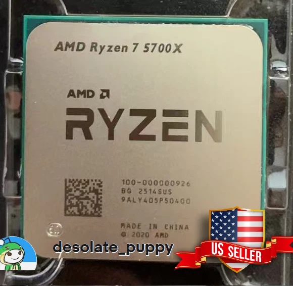(Neu) AMD Ryzen 7 5700X 8 Kerne 16 Thread AM4 entsperrt 3,4 GHz CPU OEM Tray