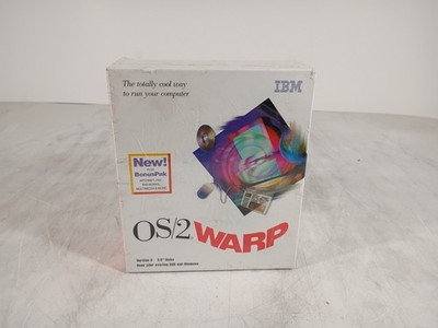 NEW SEALED IBM OS/2 Warp Connect Version 3 3.5'' Disk Vintage Computer Software