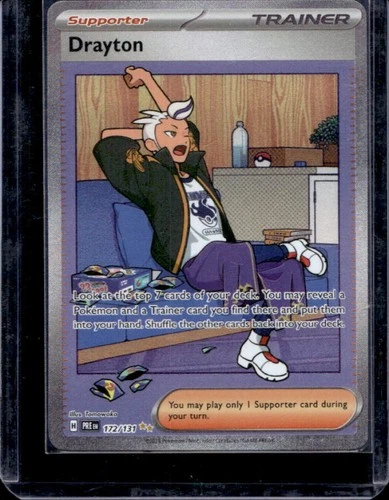 2025 Pokemon Prismatic Evolutions Drayton #172/131