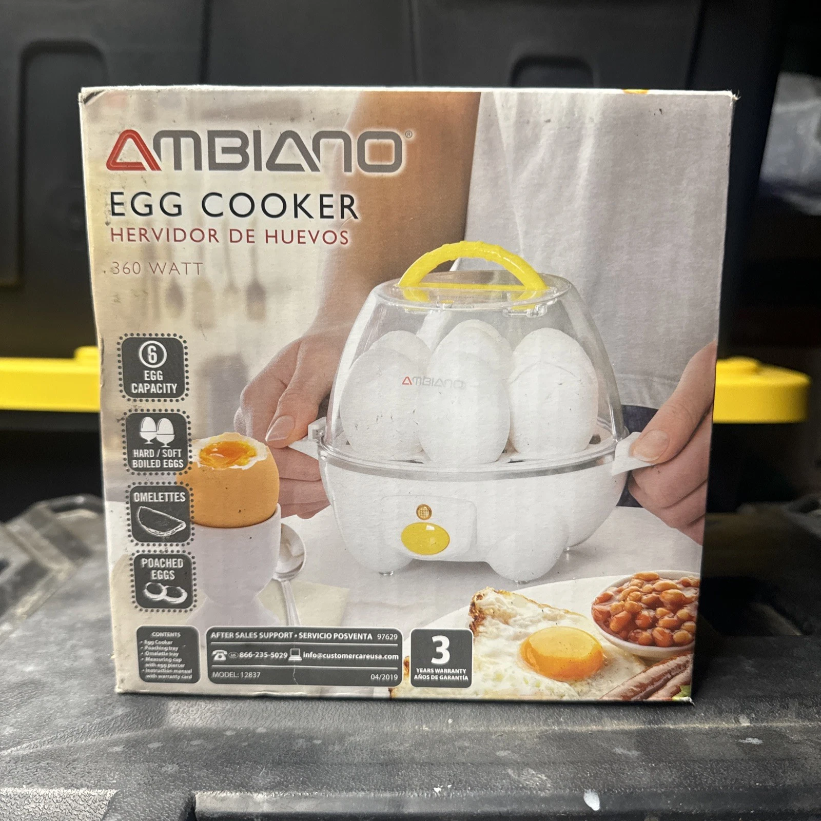 Ambiano Egg Cooker 6 Egg Capacity Electric Egg Cooker Brand New Unopened
Opens in a new window or ta