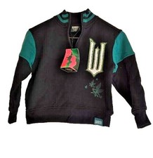 Wicked Pullover Sweatshirt Black/Green Paul Tazewell Kids Boys Girls XS NEW