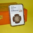 * 1872-P * NGC Seated Liberty 50c Half-Dollar Proof Details GORGEOUS TONING Coin
