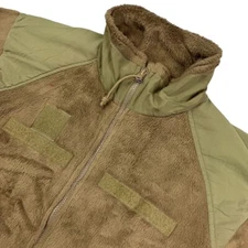Peckham Polartec Men's US Military Cold Weather Fleece Jacket Brown • Medium