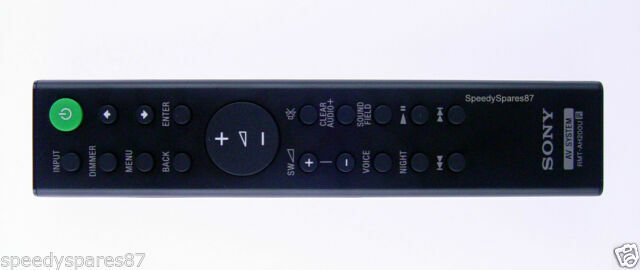 Sony Remote Control Rmt-ah200u Rmtah200u Ht-ct390 Ht-rt3 Htct390 Htrt3 for sale online | eBay