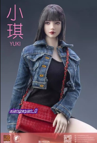 Escultura de cabeza de niña Yuki Cool Beauty 1/6 para figura femenina PH TBL muñeca cuerpo juguete - Imagen 4 de 5