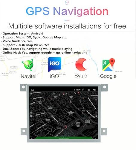 8.4'' Android 14 Stereo Radio GPS Navigation für Dodge Ram Chrysler Jeep Carplay - Picture 6 of 24
