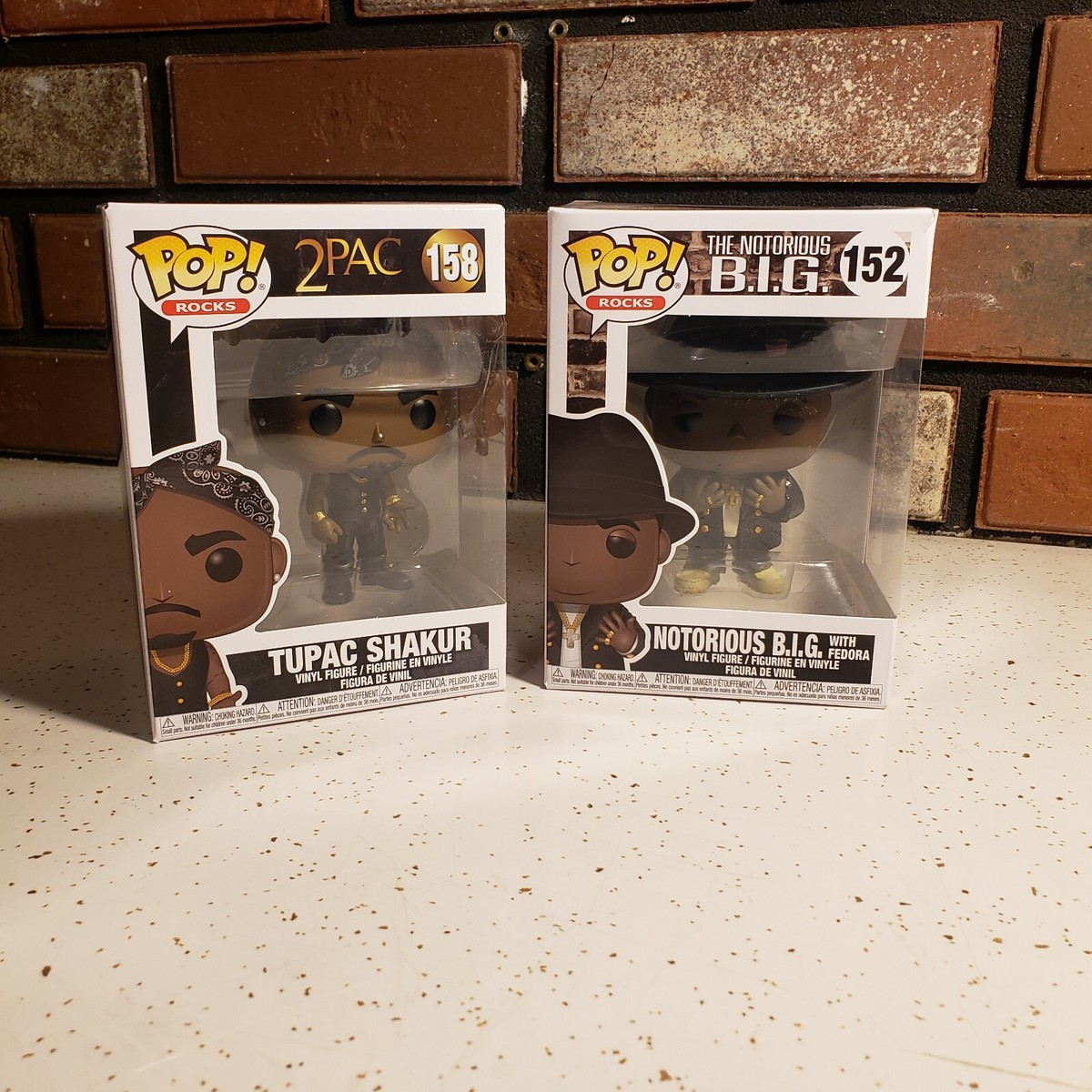 Funko Rocks: POP! Notorious B.I.G. and Tupac Collectors Set - New