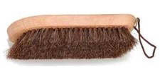 2 PACK Italian " Class " Brand Wood 100 Horsehair shoe Brush Interior Upholster