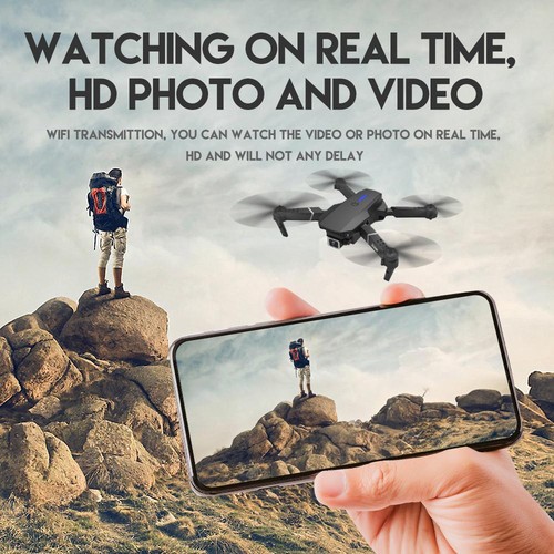 RC Professional Drone Dual HD Camera Pro 4K Optical Flow WIFI FPV Quadcopter - Picture 3 of 13