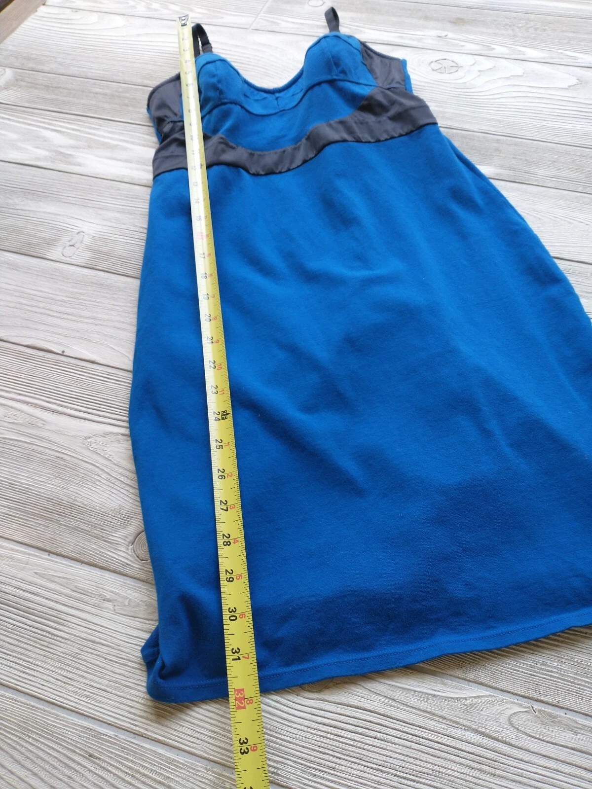 UNDERCOVER Abito Victoria's Secret Reggiseno Top Senza Maniche Blu Taglia S