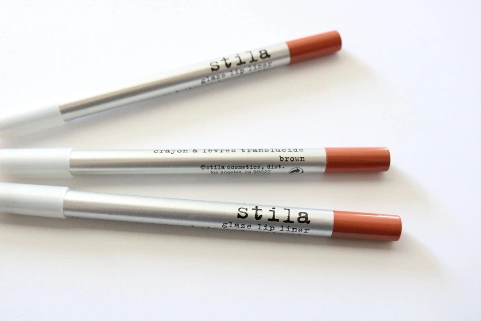 3 NEW Stila Glaze Lip Liners - BROWN - FULL SIZE - LOT OF 3 - image 2 of 2