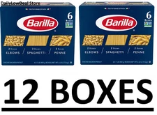 12 BOXES - Barilla Pasta Variety Pack (Total 12 Boxes - 16 oz Each)