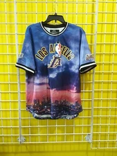 LOS ANGELES LAKERS CITY OF LA PULL OVER NBA JERSEY MENS M 