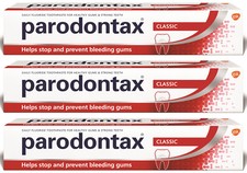 3 PARODONTAX CLASSIC Daily Toothpaste for Bleeding Gums 75ml