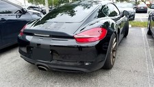 Porsche Cayman 981 2013-16 GT4 Ducktail Wing Spoiler Color S9R White MADE in USA